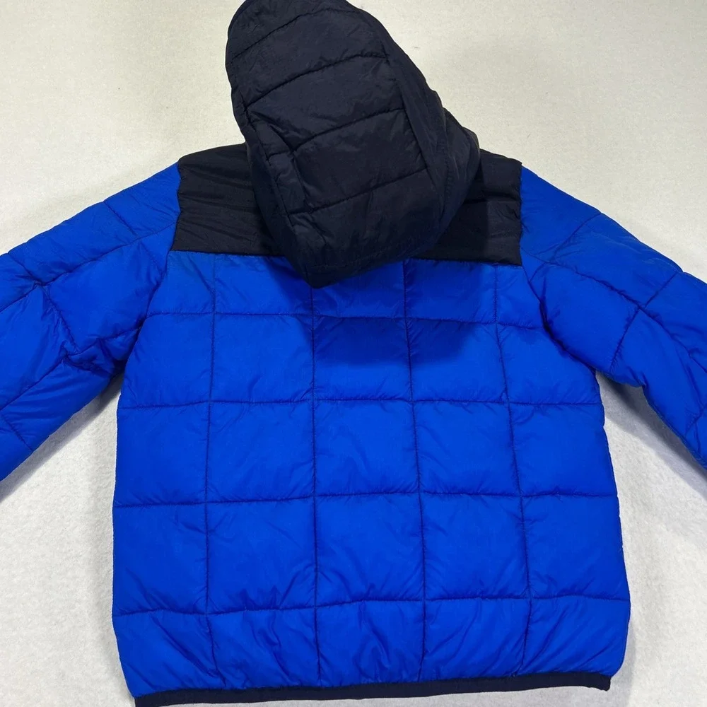 Gerry Boys Torque Puffer Jacket Blue Insulated Hooded DG51223 Size XXS (4/5)
